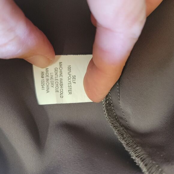 Amanda Uprichard Genessee Gray Blouse Open Sleeve Pearl Button Womens Size S - Picture 5 of 8